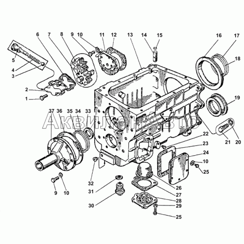 Картер коробки передач Картер коробки передач