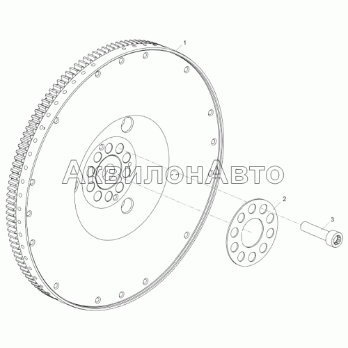 5340.1005114 Установка маховика