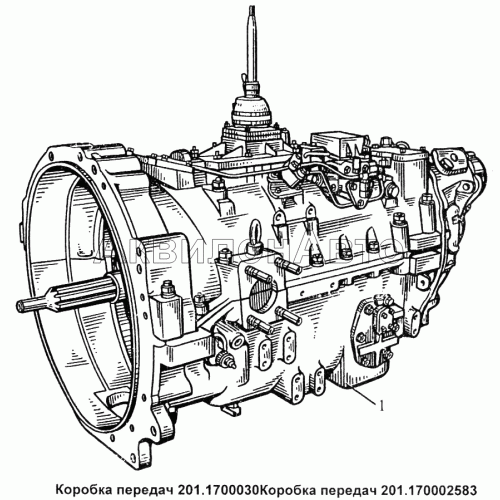 Коробка передач 201.1700030. Коробка передач 201.170002583