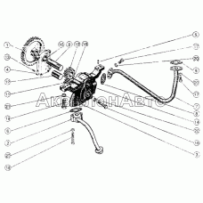 Приемник масляного наcoca и масляный насос