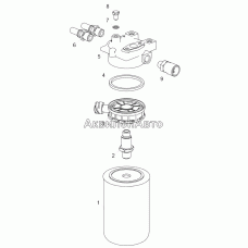 5344.1117010-20 Фильтр тонкой очистки топлива с подогревателем