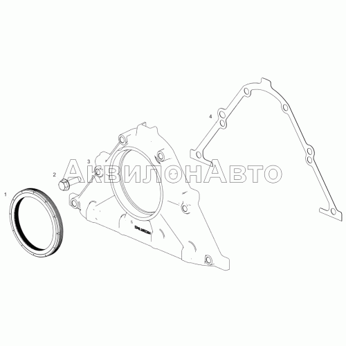 5340.1002249 Установка крышки передней