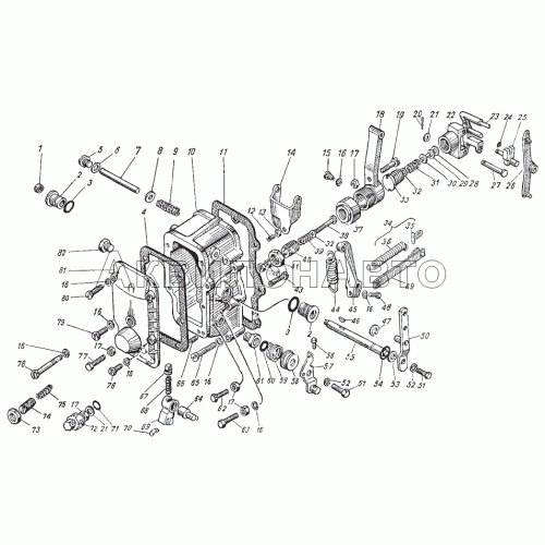 Крышка регулятора частоты вращения