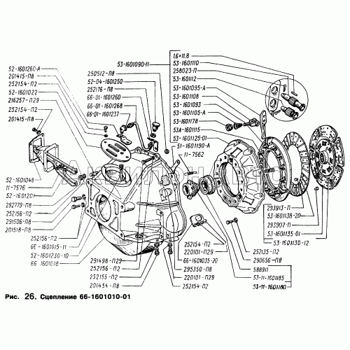 Сцепление 66-1601010-01