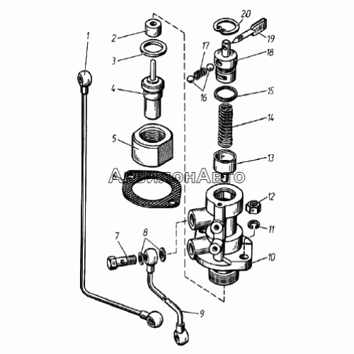 Включатель гидромуфты