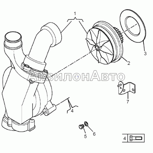 Насос водяной