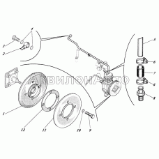Установка компрессора 442-25c1-62