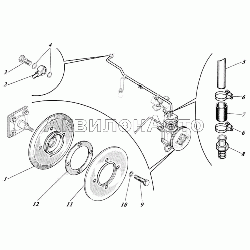 Установка компрессора 442-25c1-62 Установка компрессора 442-25c1-62