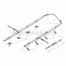 Система охлаждения поршней маслом