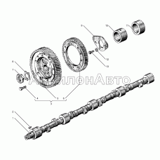 Вал распределительный двигателей ЯМЗ-238БЕ2, ЯМЗ-238ДЕ2