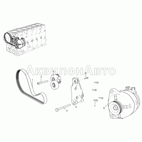 Привод генератора 5340-30-370100-010