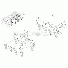 Труба распределительная (для двигателя ЯМЗ-53442) 53441-30-130300-010