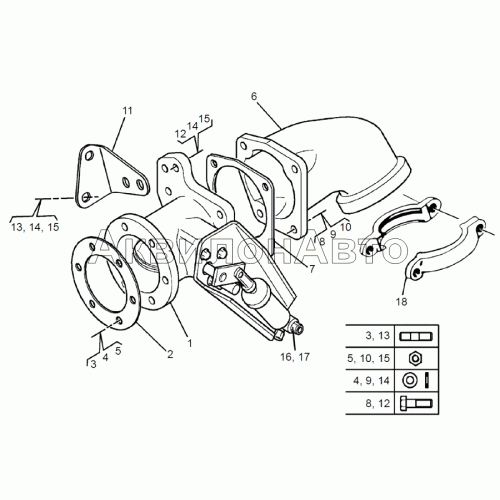 Моторный тормоз (заслонка на выпуске отработавших газов)