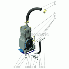 Установка пневмокомпрессора