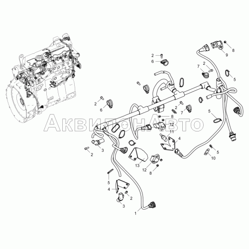 Жгут датчиков 5340-30-372400-020