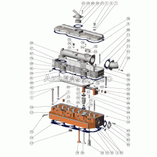 Установка головки цилиндров и впускного тракта Установка головки цилиндров и впускного тракта