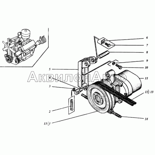 Установка насоса
