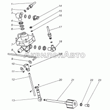 Регулятор тормозных сил с присоединительной арматурой