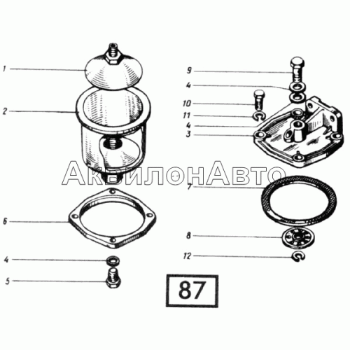 Топливный фильтр грубой очистки СМД-17,-17Н.01,-17Н.02,-17Н.03,-17Н.04,-18,-18Н.01,-18Н.02,-18Н.03,-18Н.04
