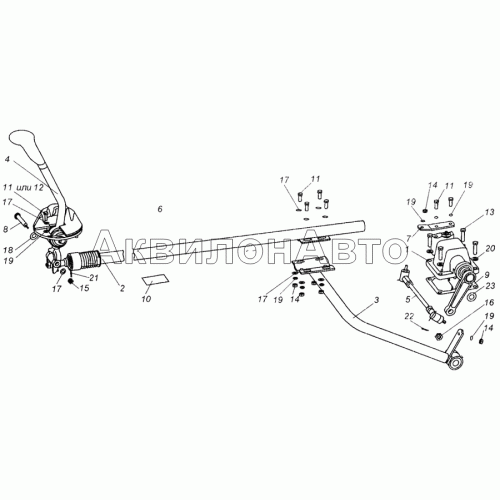 Привод управления коробкой передач