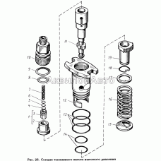 Секция топливного насоса высокого давления