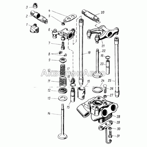 Клапаны и толкатели
