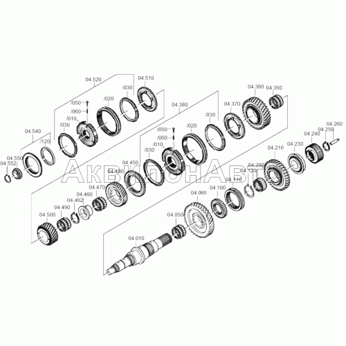 Вторичный вал