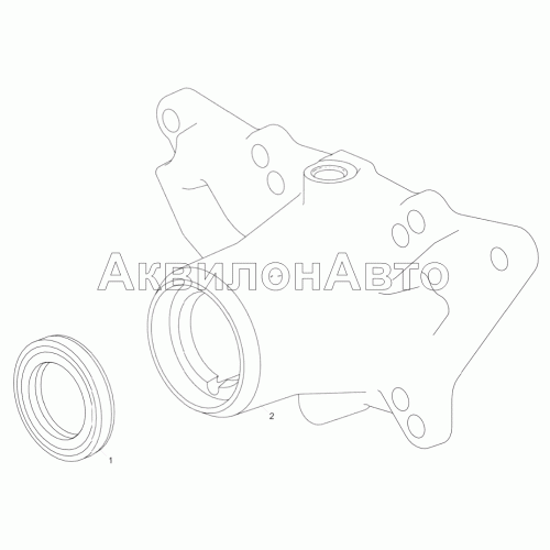 236НЕ-1308100-Б Корпус привода вентилятора