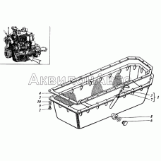 Крышка картера нижняя