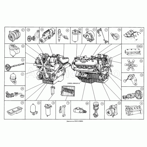 Двигатель ЯМЗ-238НБ