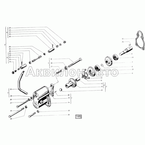 Регулятор пускового двигателя Д27С11В СМД-14НГ,-14БН,-15Н,-19,-20