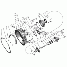 Картер демультипликатора коробки передач