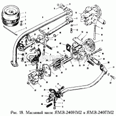 Масляный насос двигателей ЯМЗ-240НМ2 и ЯМЗ-240ПМ2