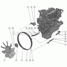 Установка вентилятора.