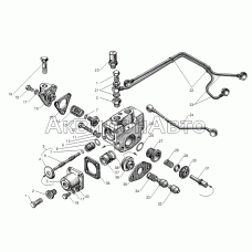 Управление механизмом переключения демультипликатора КП ЯМЗ-239