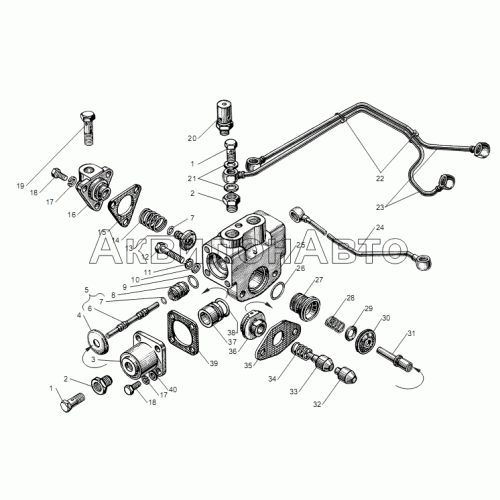 Управление механизмом переключения демультипликатора КП ЯМЗ-239 Управление механизмом переключения демультипликатора КП ЯМЗ-239