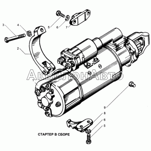 Стартер в сборе Стартер в сборе