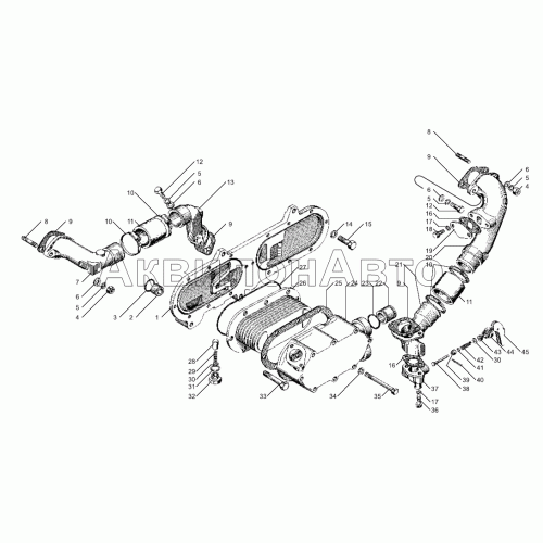 Теплообменник жидкостно-масляный