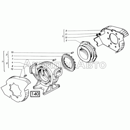 Корпус турбины СМД-60, -62, -64, -66, -72