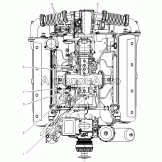 Установка датчиков электронной системы управления (ЭСУ)