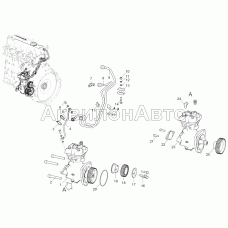 Компрессор пневматического тормоза
