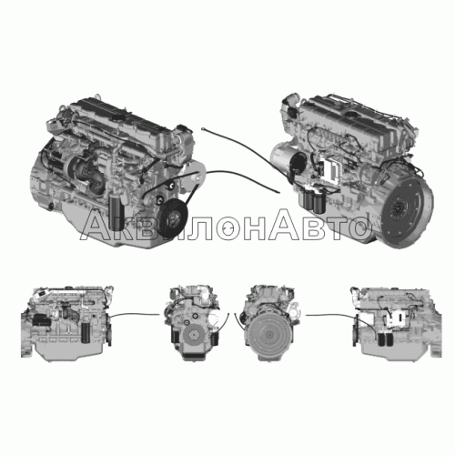 Двигатели ЯМЗ-5362, ЯМЗ-536-40 в сборе