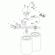 6565.1117010 Фильтр тонкой очистки топлива в сборе