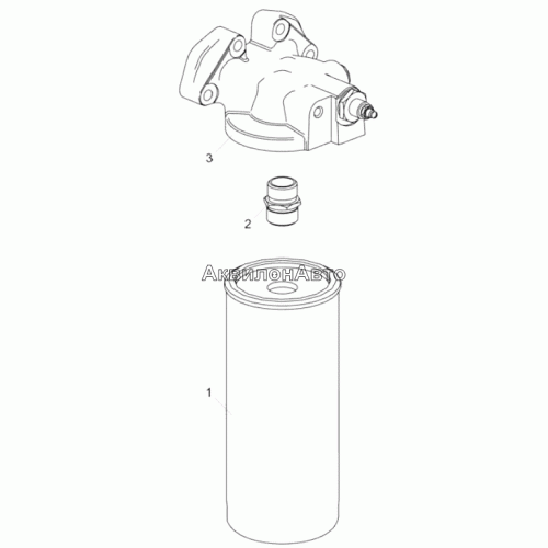 658.1012010 Фильтр масляный в сборе