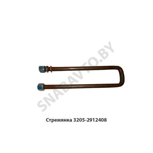 3205-2912408 Стремянка задней рессоры ПАЗ-3205, ГАЗ-3308