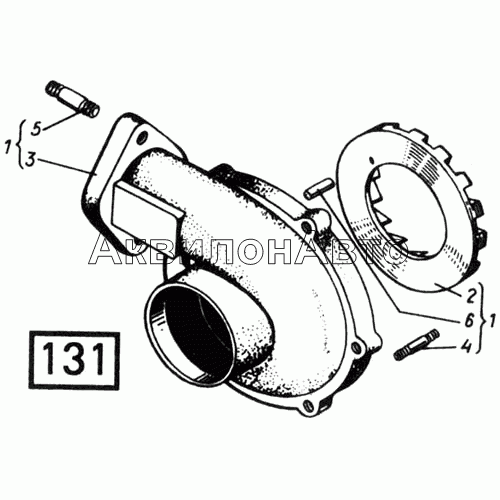 Корпус компрессора СМД-31, -31А, -31.01, 31Б.04 Корпус компрессора СМД-31, -31А, -31.01, 31Б.04