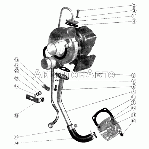 Маслопроводы турбокомпрессора Маслопроводы турбокомпрессора