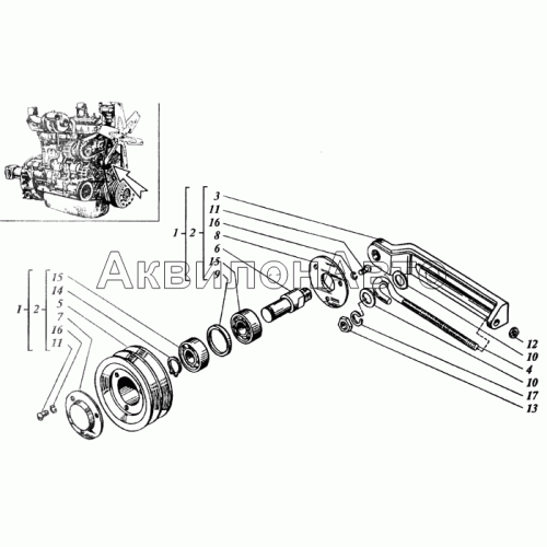 Ролик натяжной