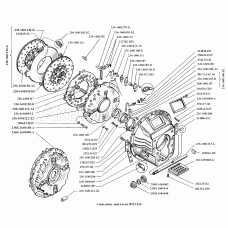Сцепление двигателя ЯМЗ-236