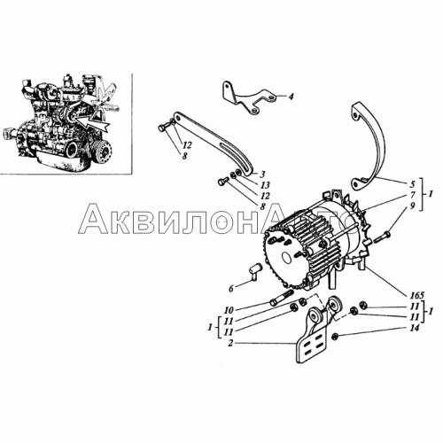 Установка генератора